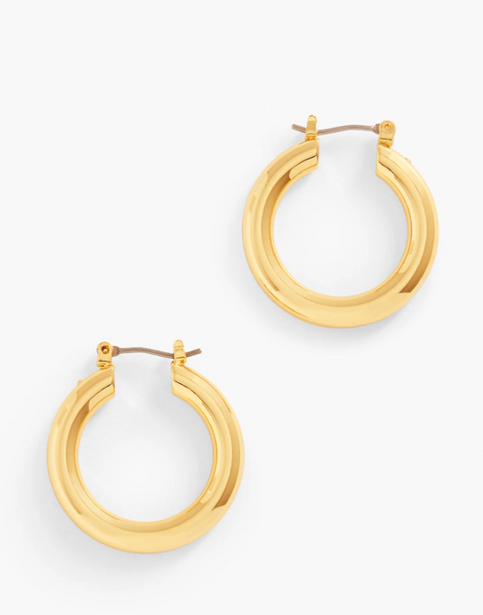 TALBOTS CLASSIC HOOP EARRINGS