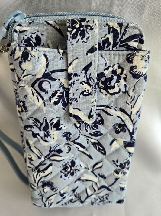 Vera Bradley RFID Smartphone Wristlet, Perennials Gray