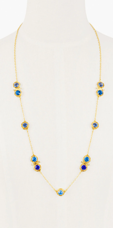 TALBOTS FLOATING STONE STATION NECKLACE
