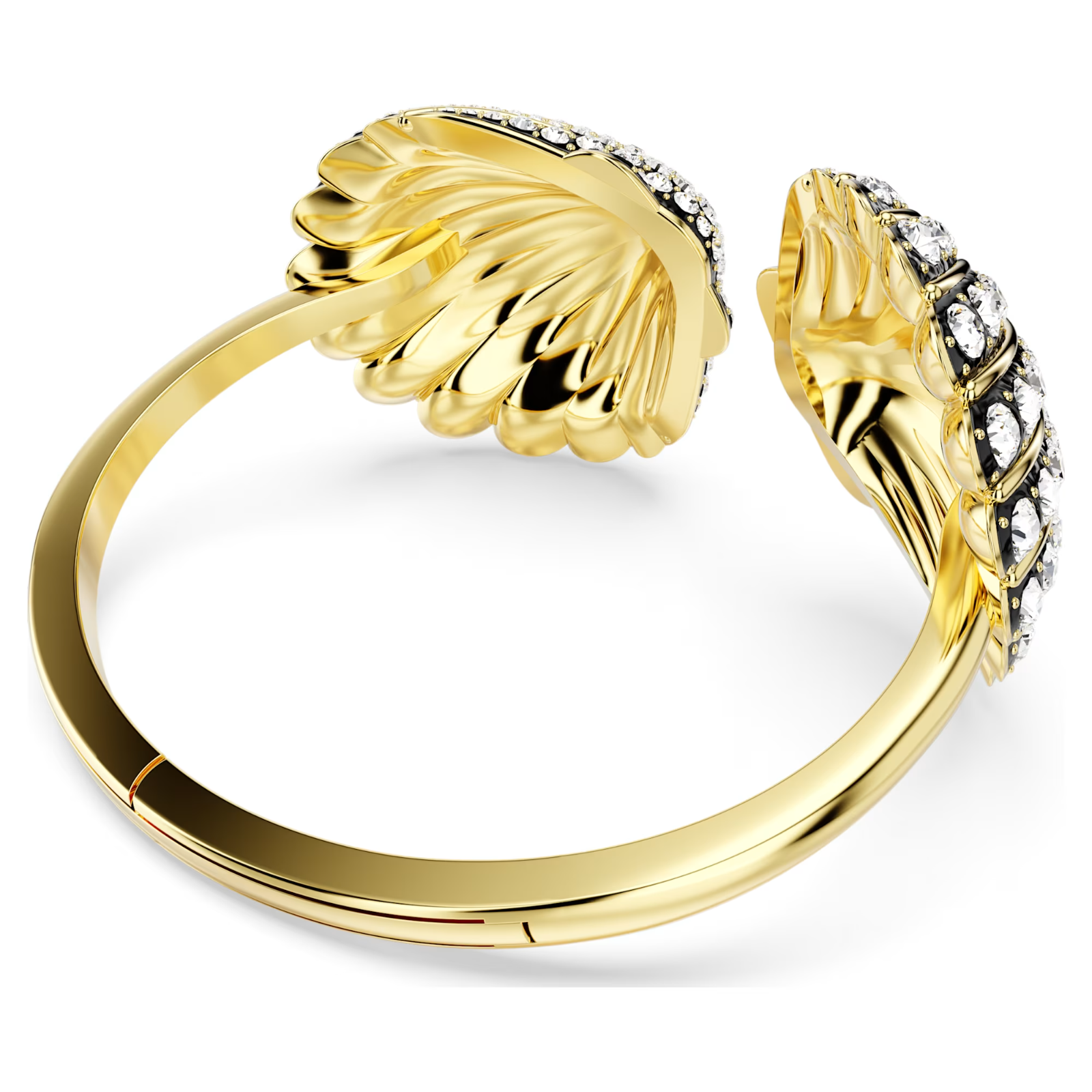 Swarovski Idyllia Bangle Shell, White, Gold-tone plated