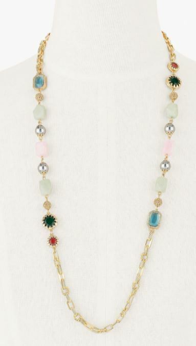 TALBOTS JEWEL BOX LONG NECKLACE