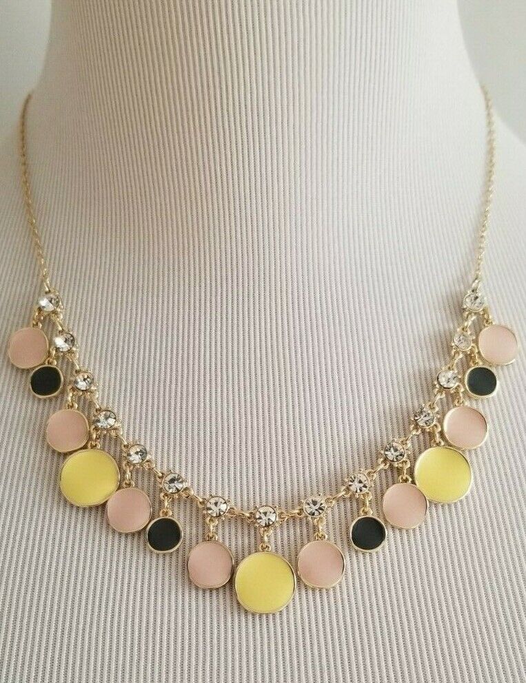 ANN TAYLOR ENAMEL STATEMENT NECKLACE