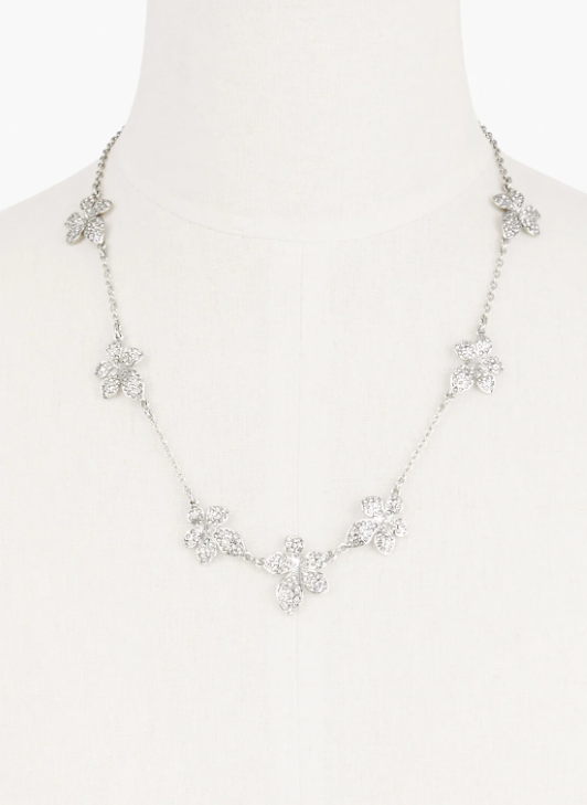 TALBOTS FLORAL PETAL NECKLACE