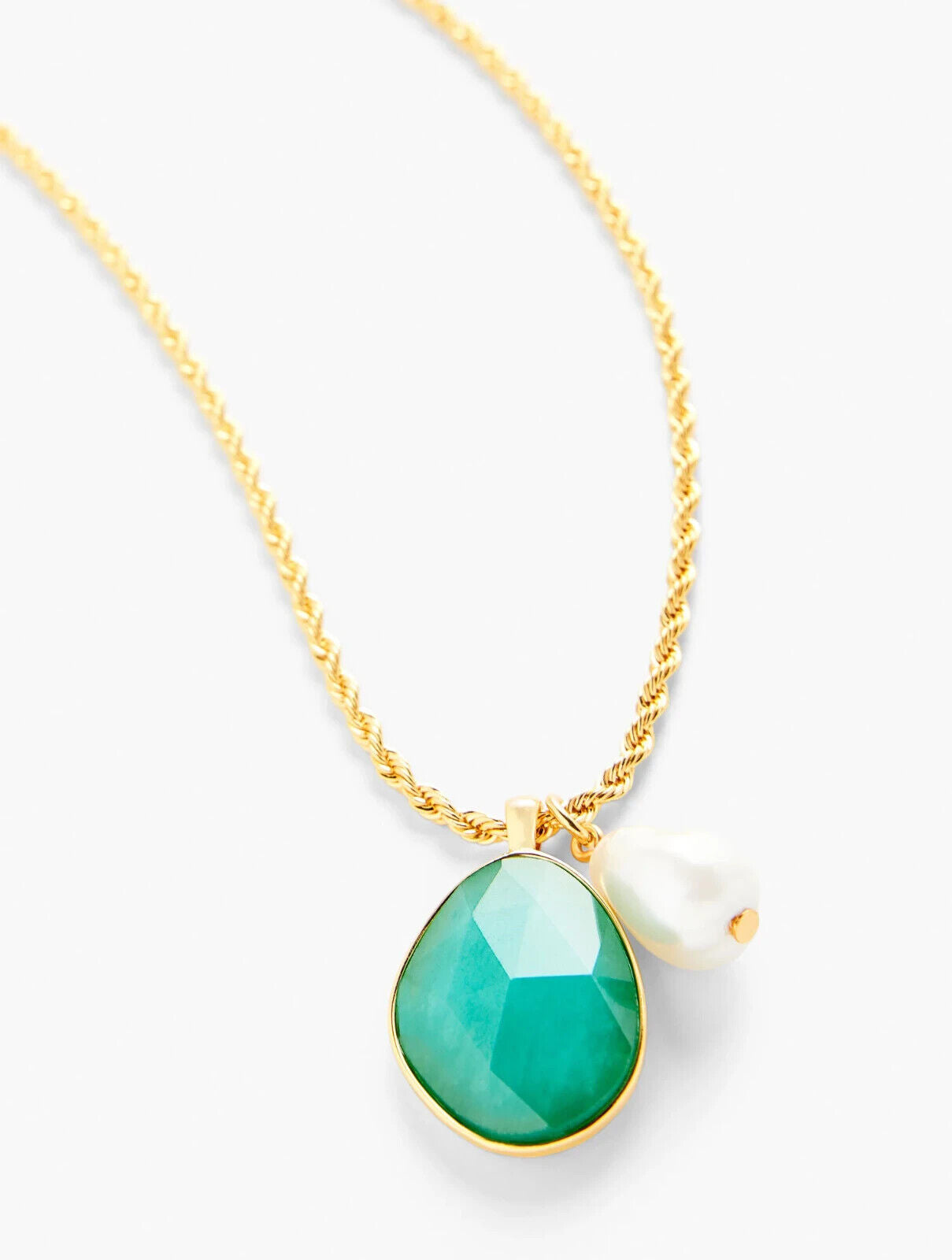TALBOTS ORGANIC PENDANT NECKLACE