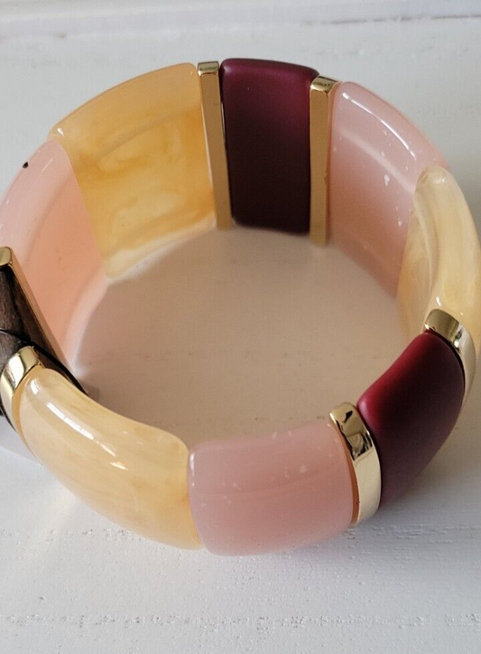 CHICO'S BLACK STRETCH CUFF BRACELET
