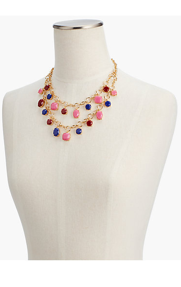 TALBOTS Crystal Statement Necklace