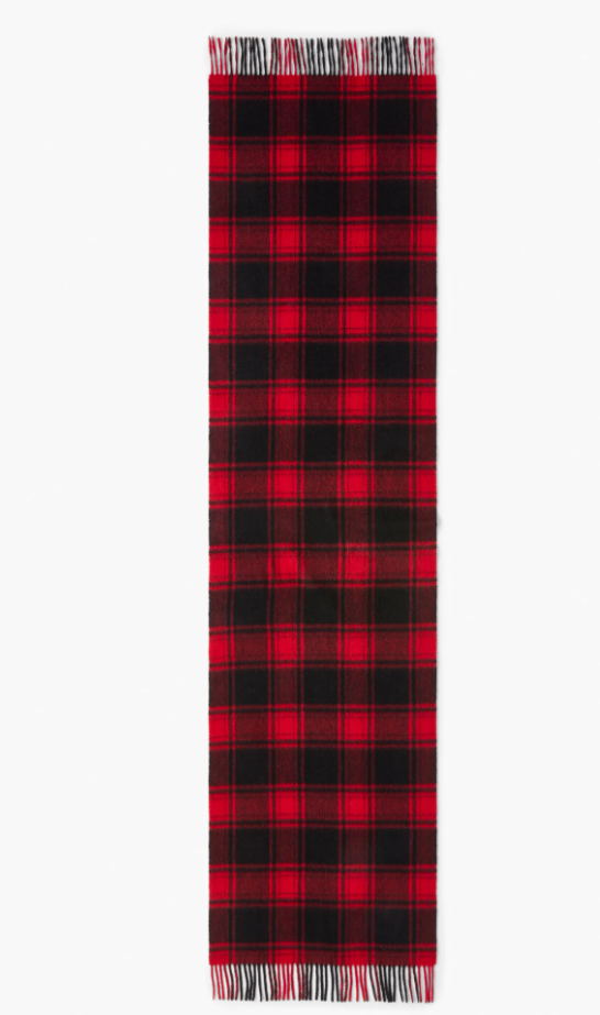 TALBOTS FIRESIDE PLAID CASHMERE WRAP