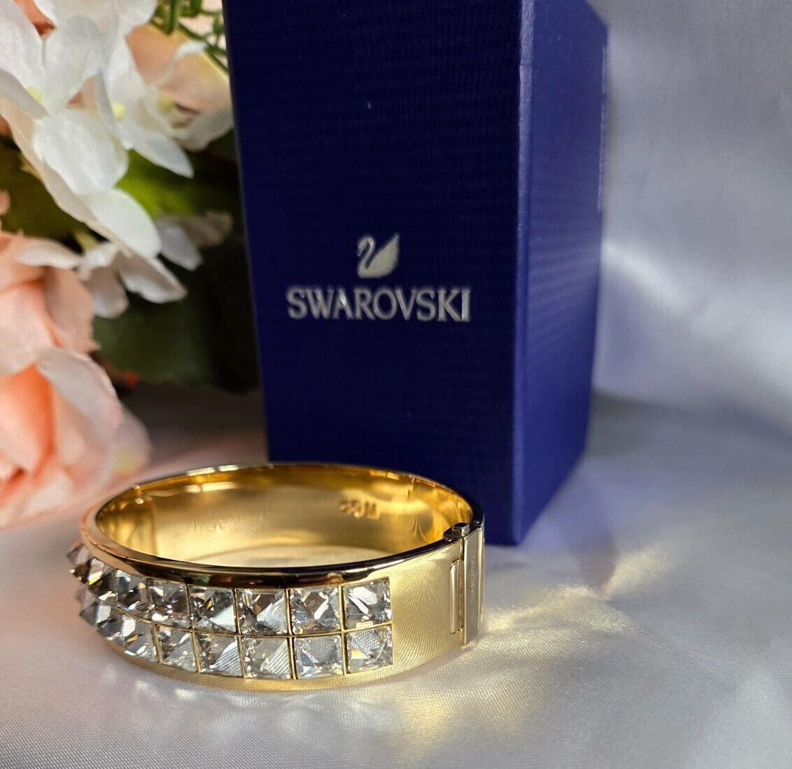 Swarovski Gold Bangle