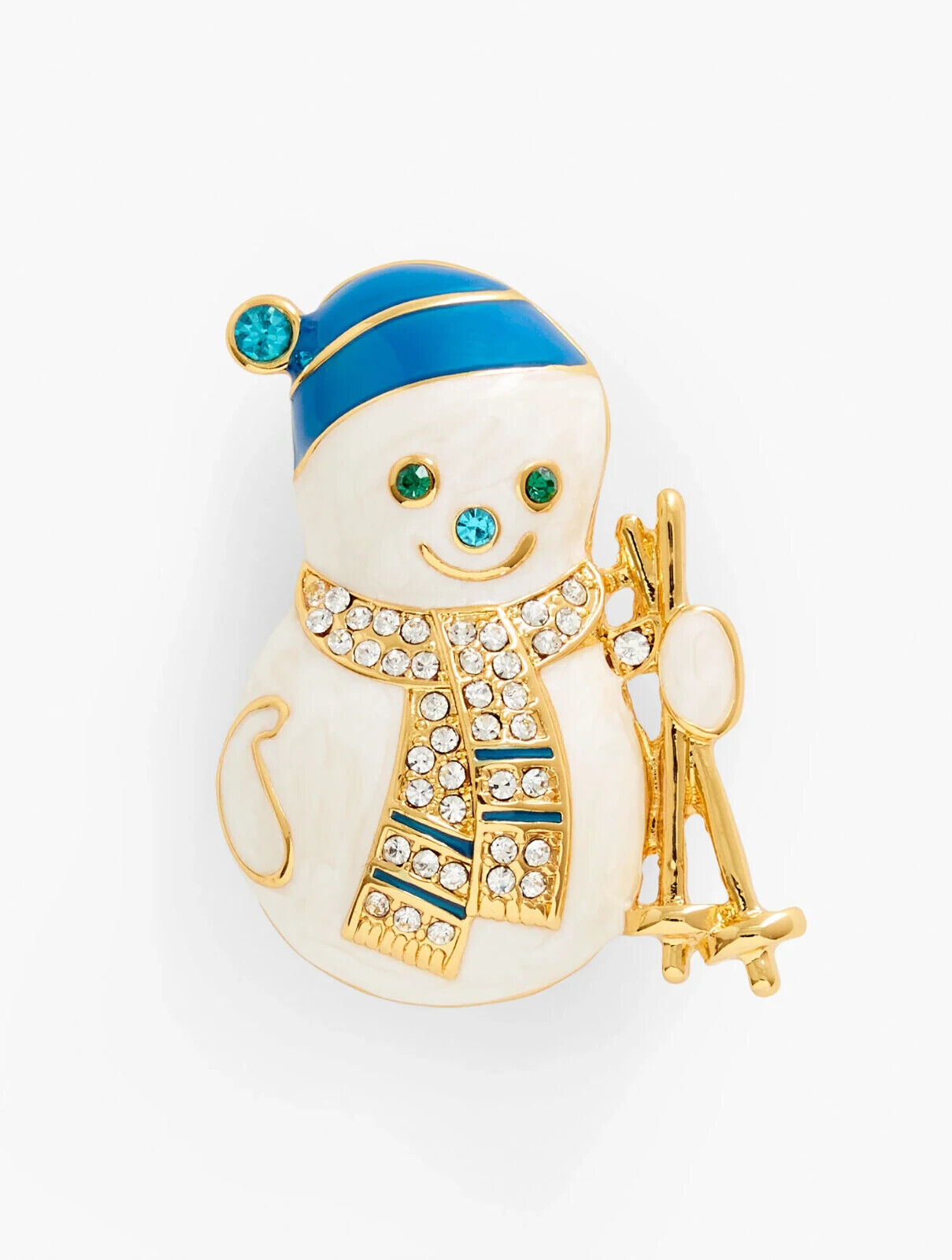 TALBOTS SNOWMAN BROOCH