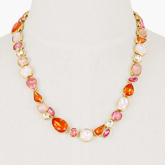 TALBOTS STONE CLUSTER NECKLACE