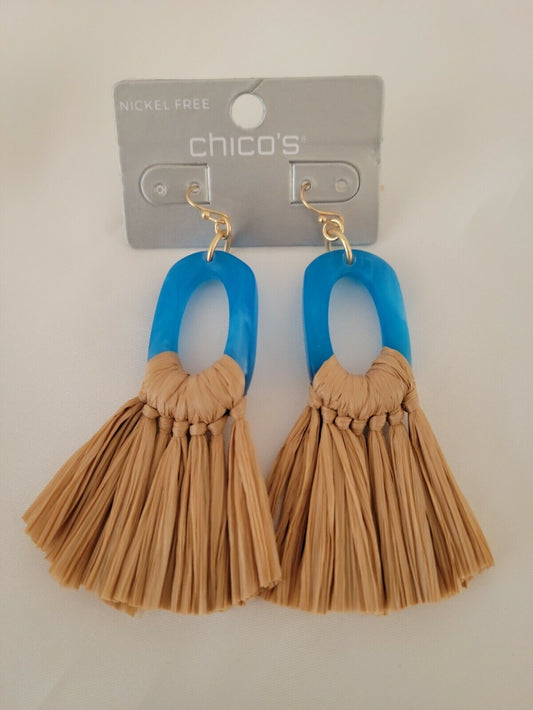 CHICO'S COOL MULTI LINKS EARRINGS