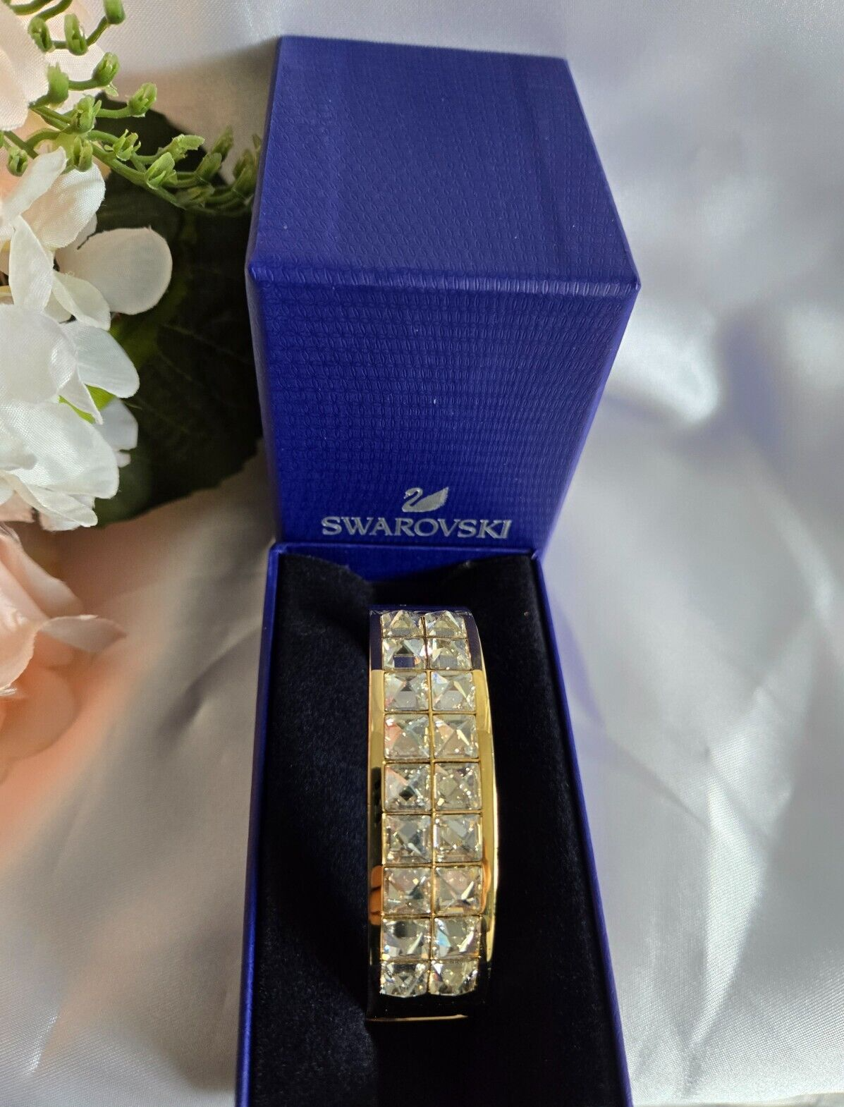 Swarovski Gold Bangle