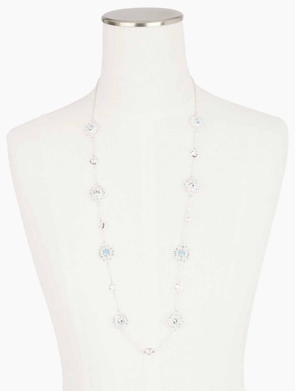 TALBOTS SPARKLING STARBURST STATEMENT NECKLACE