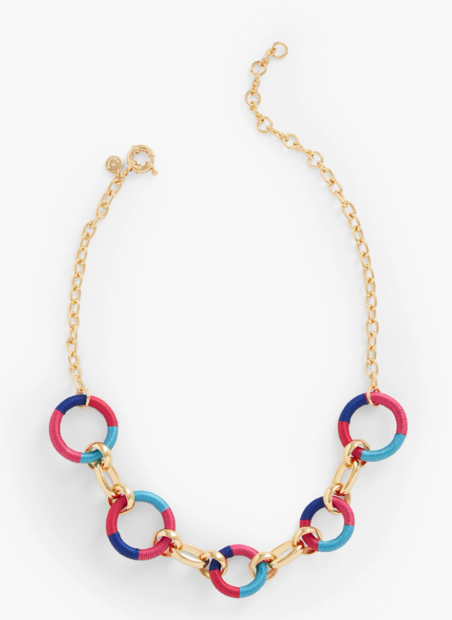 TALBOTS WRAP LINKS NECKLACE