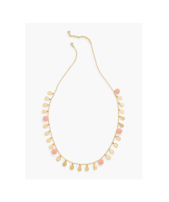 TALBOTS Pretty Petals Layer Necklace