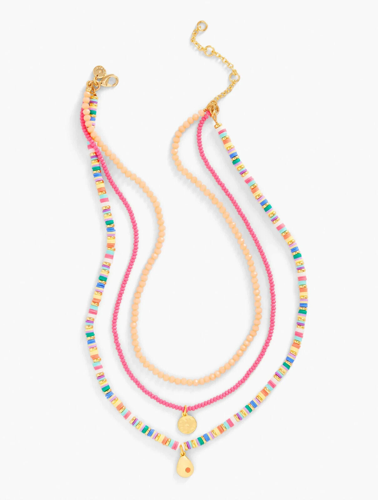 TALBOTS BEADED LAYER NECKLACE