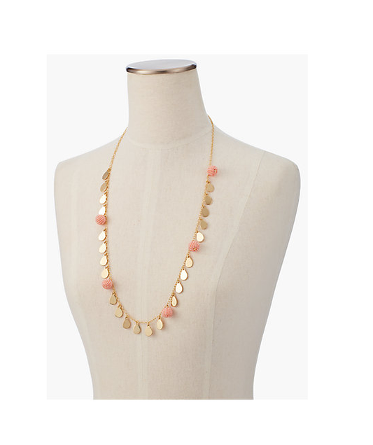 TALBOTS Pretty Petals Layer Necklace