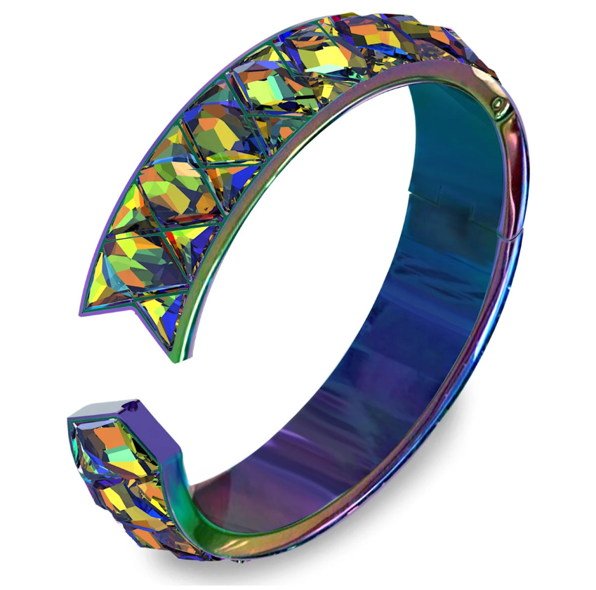Swarovski Curiosa Bangle, Multicolored, Large