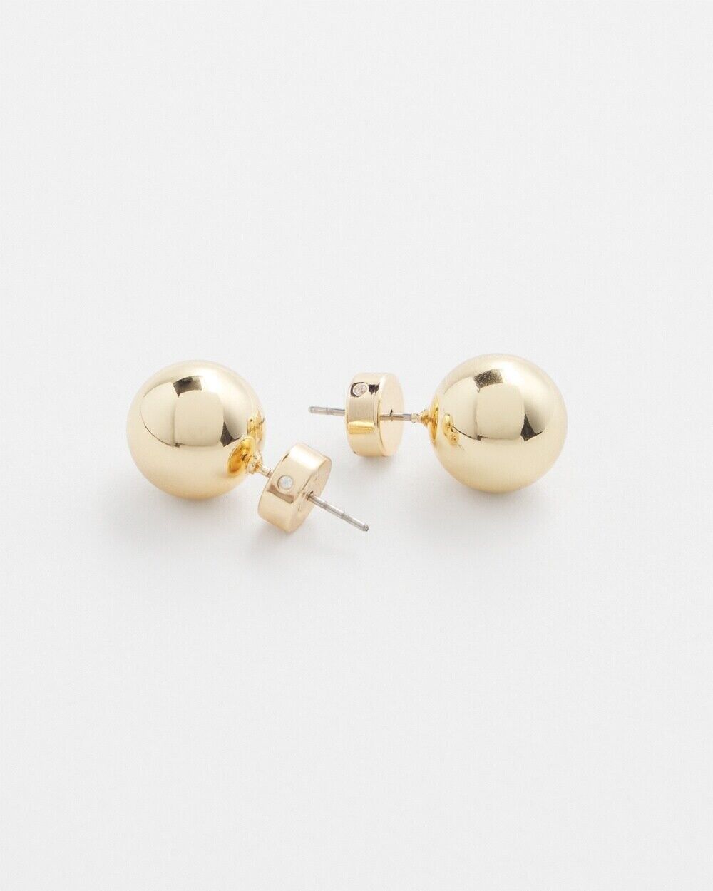 CHICO'S  GOLD TONE STUD EARRINGS