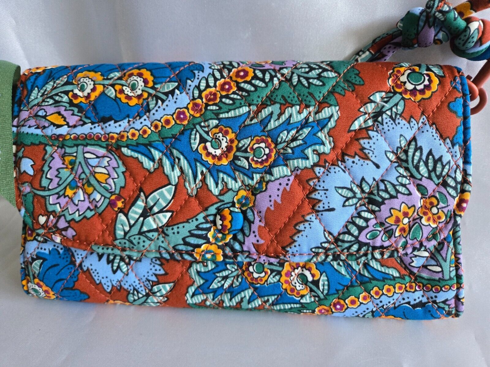Vera Bradley Wildwood Wallet Crossbody, Flower & Feaders