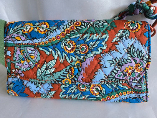 Vera Bradley Wildwood Wallet Crossbody, Flower & Feaders