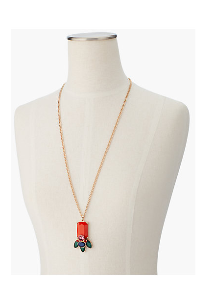 TALBOTS Bead-Drop Pendant Necklace