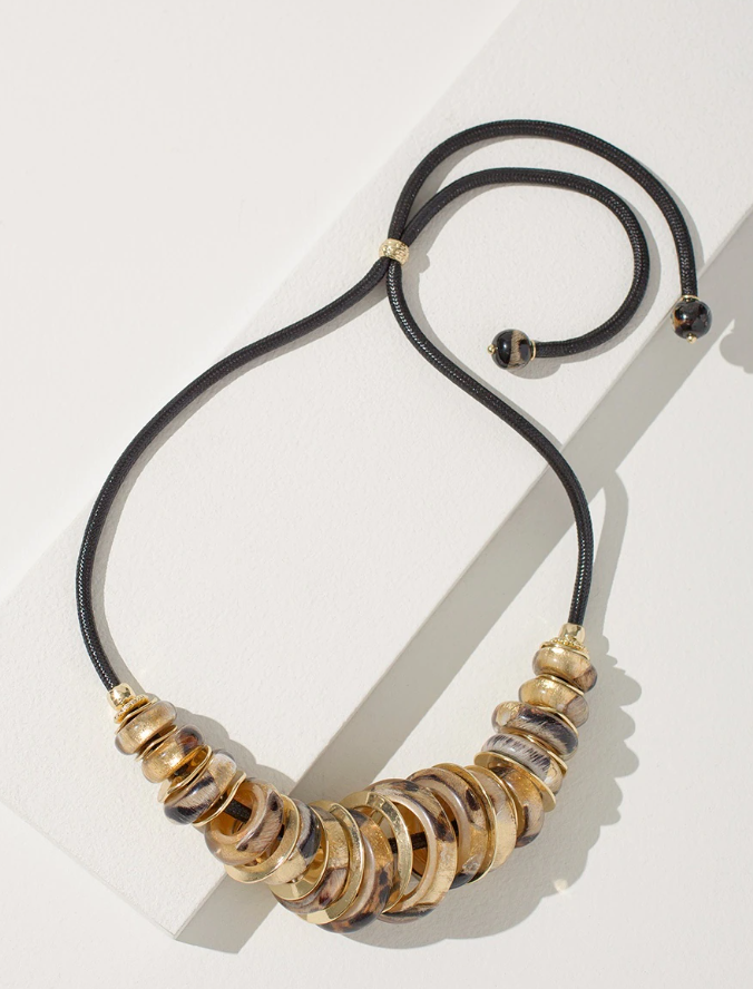 CHICO'S ADUSTABLE STATEMENT BIB NECKLACE