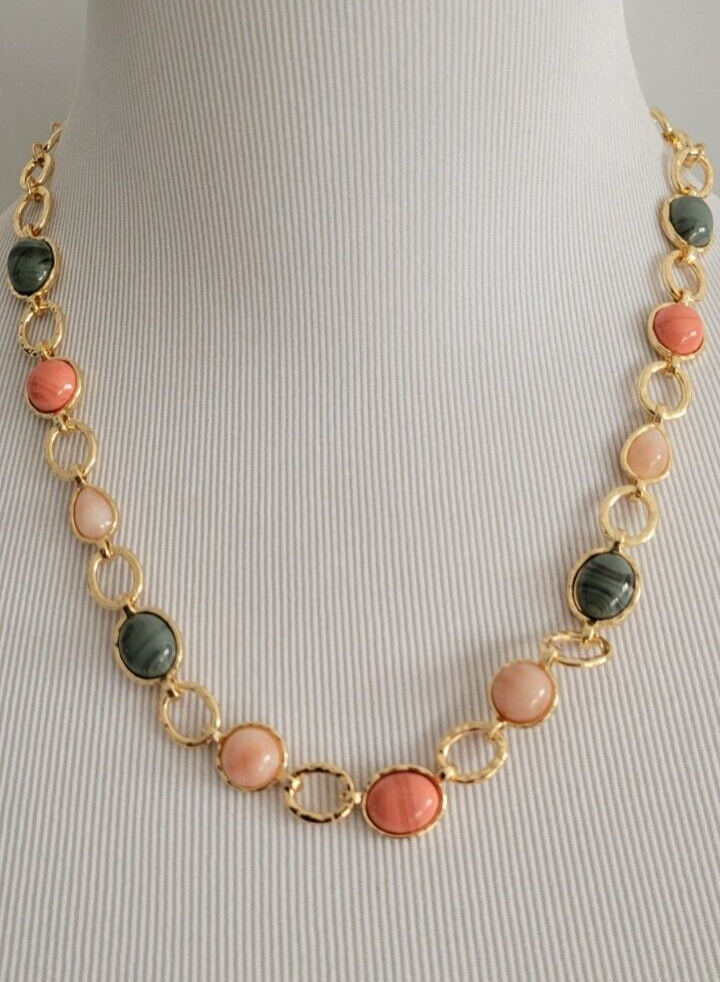 ANN TAYLOR MIXED STONE NECKLACE