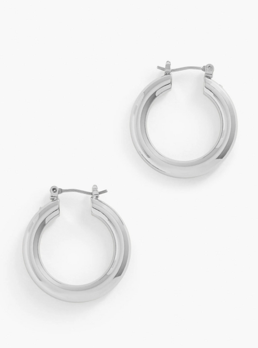 TALBOTS CLASSIC HOOP EARRINGS