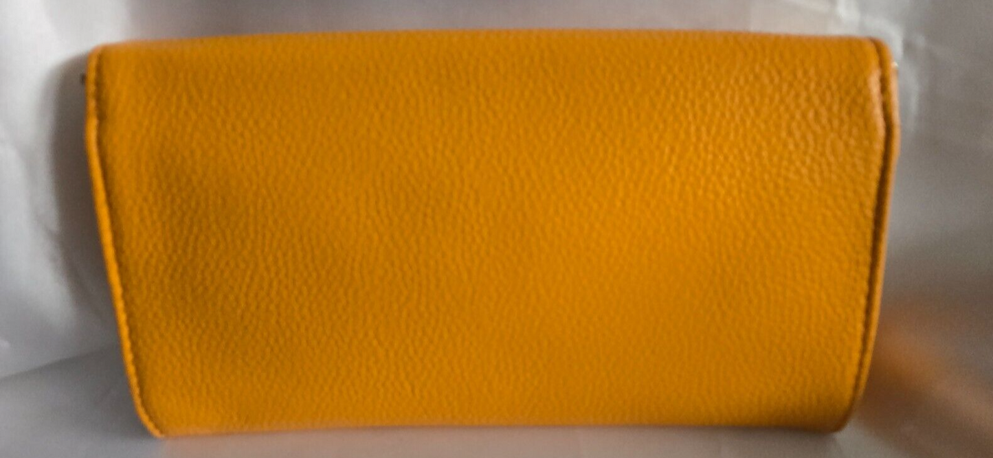 Vera Bradley Faux Leather Wallet Crossbody, Sunflower
