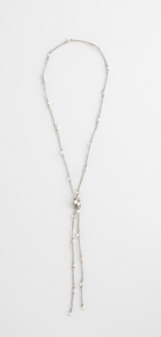 CHICO'S FRESH WATER PEARL LIRIAT NECKLACE