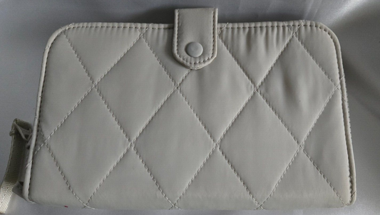 Vera Bradley Large Tab Wallet, Pumice Stone in Nylon