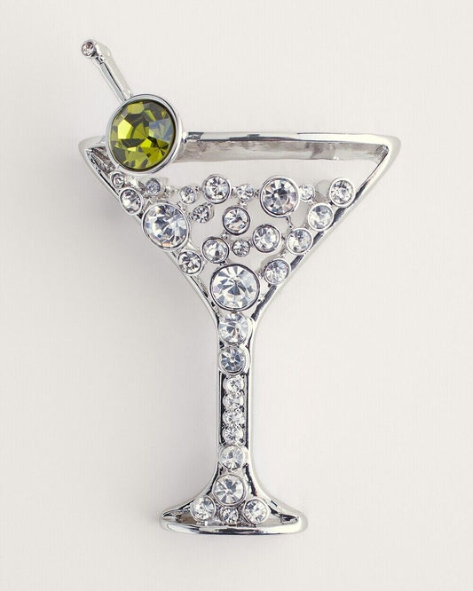 CHICO'S MARTINI PIN BROOCH