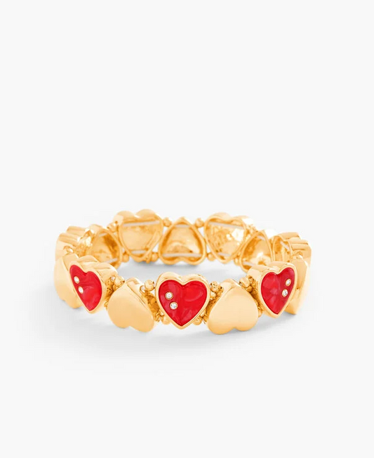 TALBOTS HEART STRETCH BRACELET