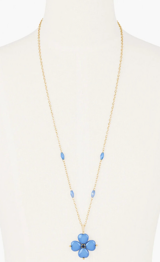 TALBOTS CLOVER PENDANT NECKLACE