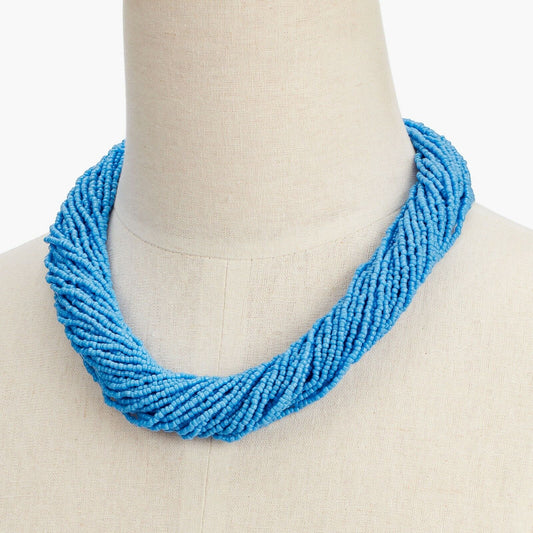 TALBOTS MULTI-STRAND SEED BEAD NECKLACE