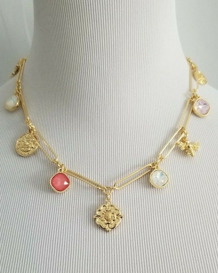 TALBOTS BUTTON UP SHORT NECKLACE