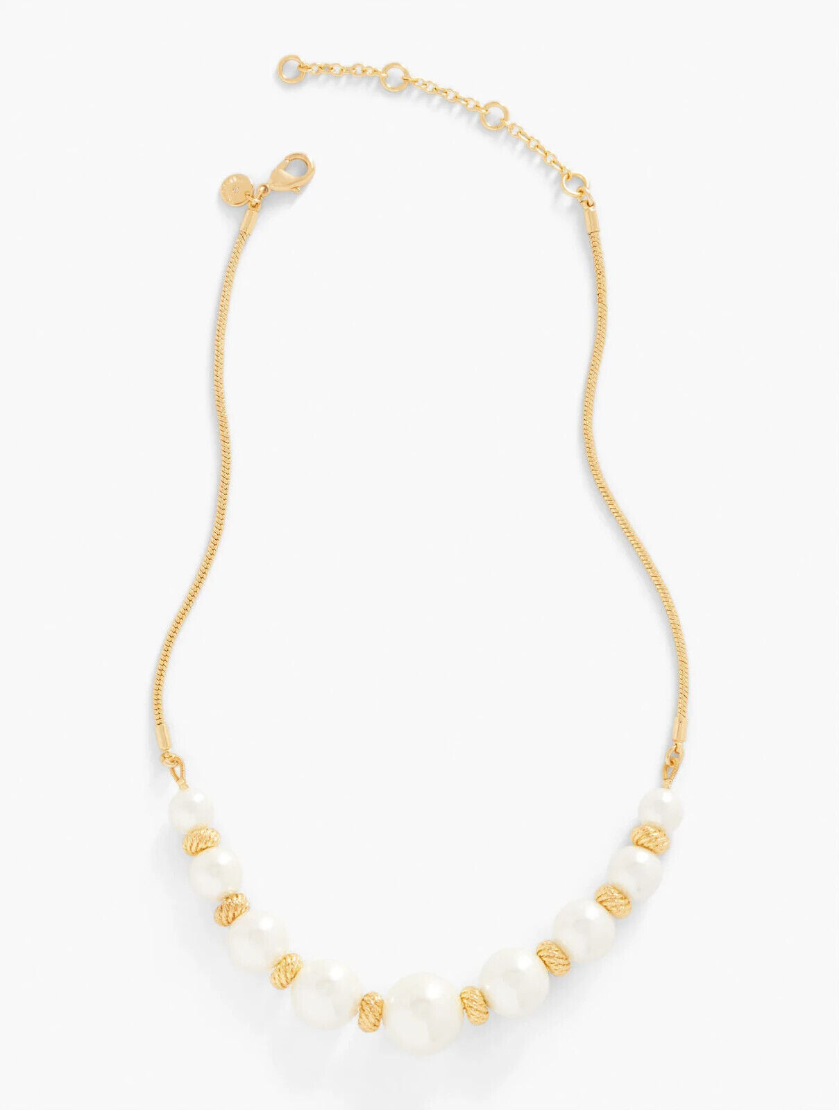 TALBOTS UPTOWN PEARL STATEMENT NECKLACE