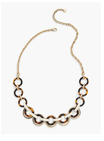 TALBOTS Long Links Necklace