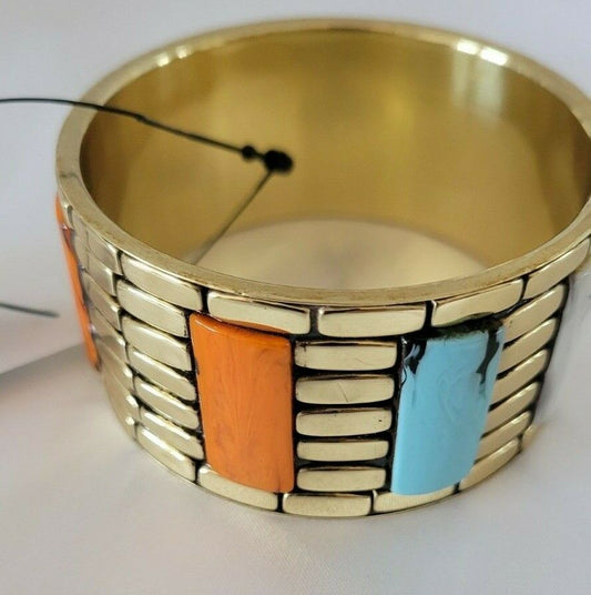 CHICO'S MULTICOLORED WIDE BANGLE BRACELET