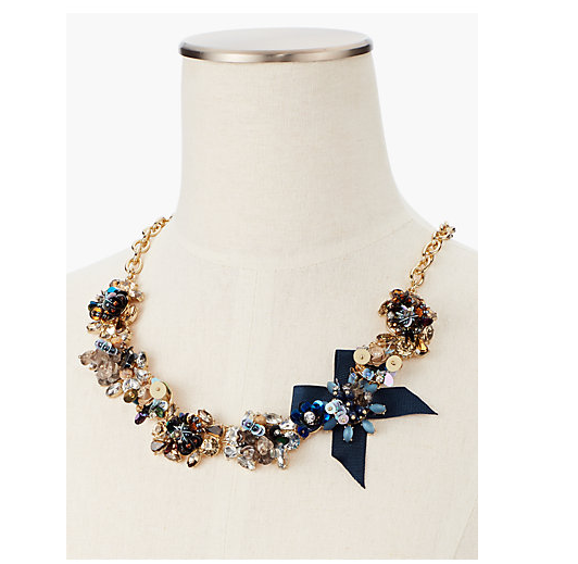 TALBOTS Sequin Cluster Necklace