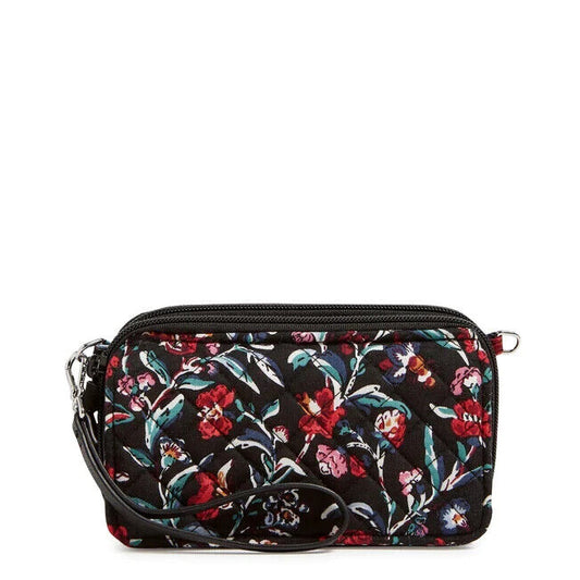 Vera Bradley RFID All In One Crossbody Perennials Noir