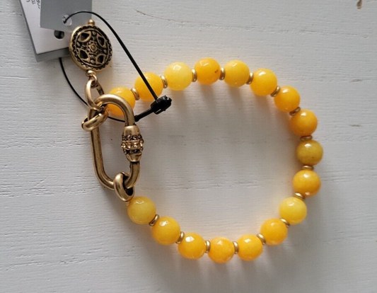 CHICO'S YELLOW STRETCH BRACELET