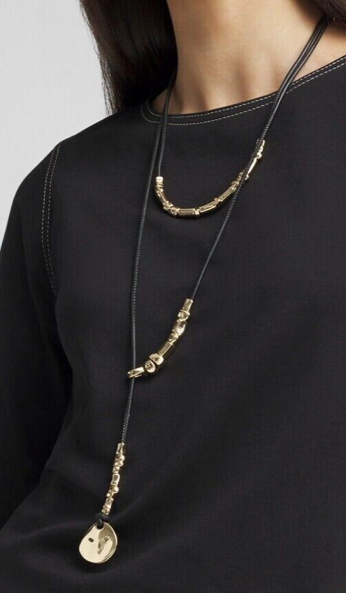 CHICO'S CONVERTIBLE GOLD TINE Y- NECKLACE
