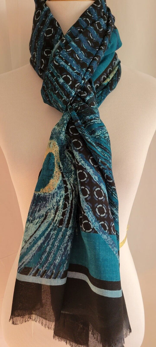 TALBOTS PLAID OBLONG SCARF