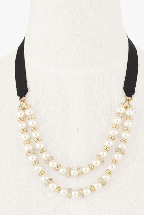 TALBOTS POLISHED PEARLS NECKLACE