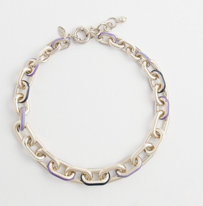 CHICO'S CHAIN LINK BIB NECKLACE