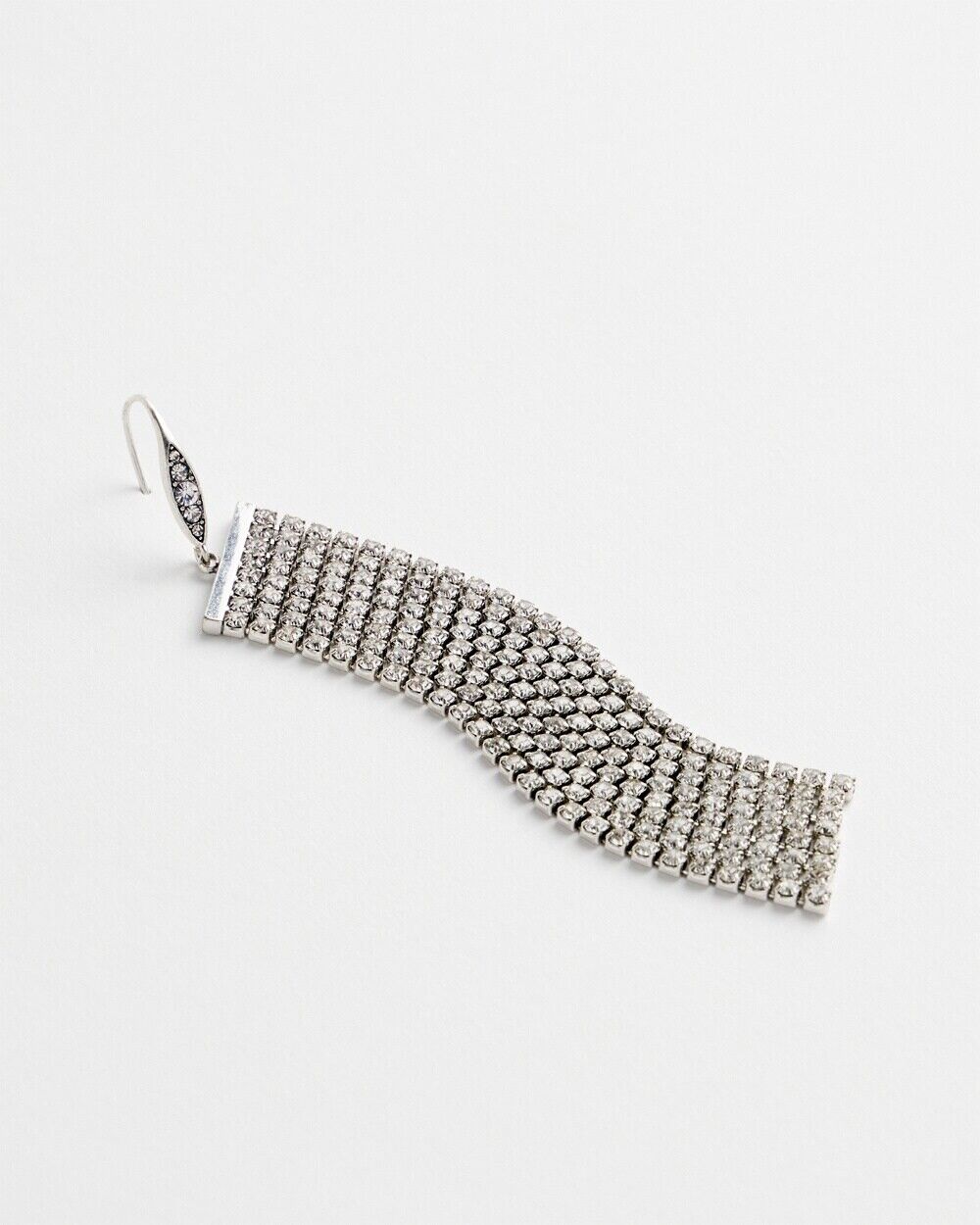 CHICO'S SILVER CHANDELIER EARRINGS