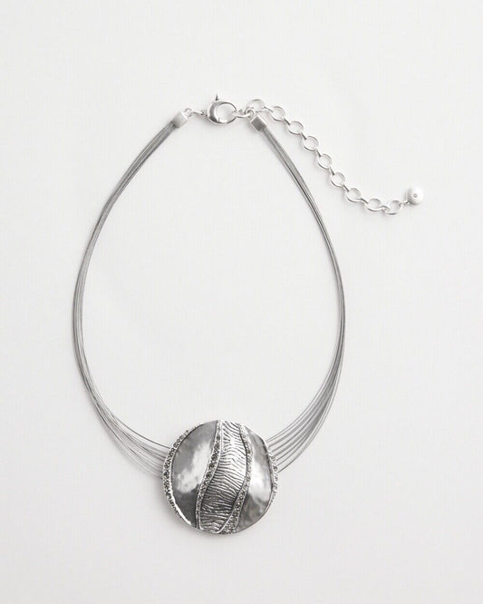 CHICO'S ZEBRA PENDANT NECKLACE