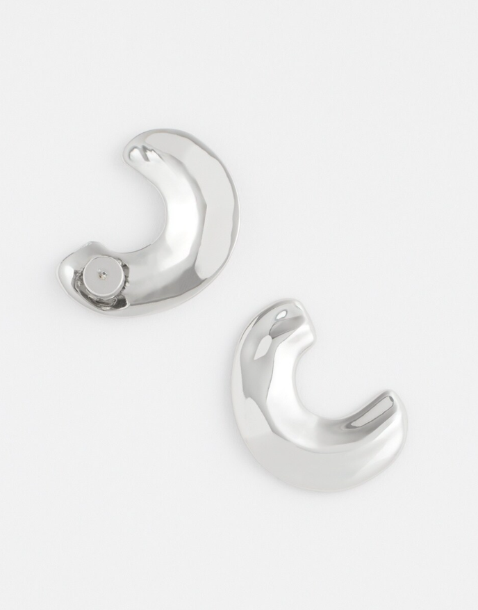 CHICO'S SILVER HOOP EARRINGS